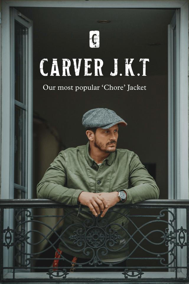 MANUAL FOR LIFE: The wardrobe staple every Pioneer needs… Our Green Carver Jacket
