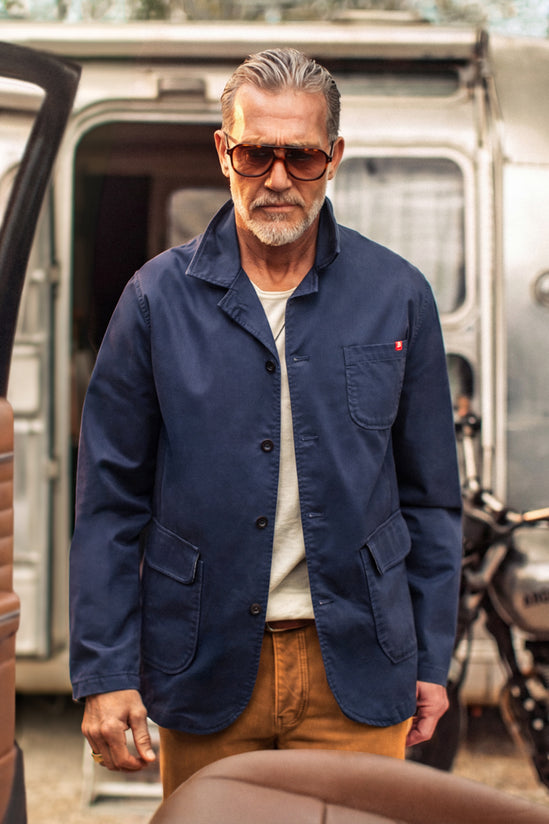 &SONS Hemingway Suit Jacket Midnight Blue
