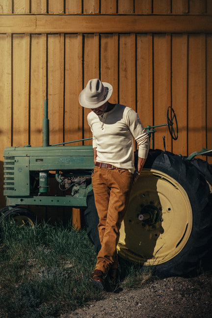 Brandon Overdyed Jean Tan