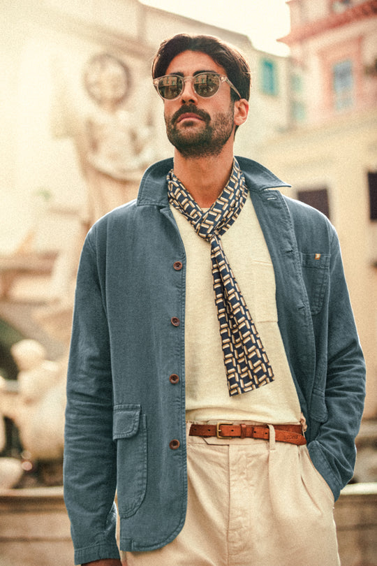 Hemingway Travel Jacket Blue