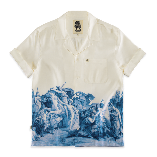ROGUE by &SONS Babel Silk Shirt Off White