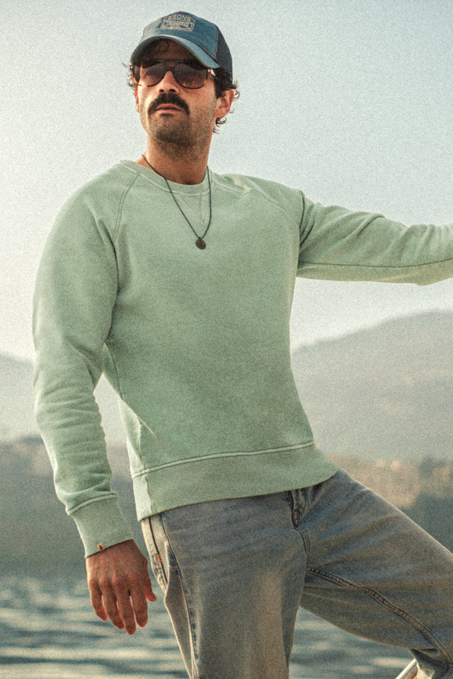 Ellis Natural Dye Sweat Green