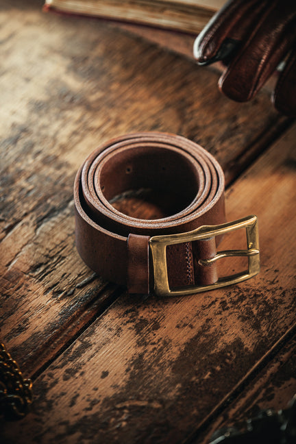 Brown Leather Belt