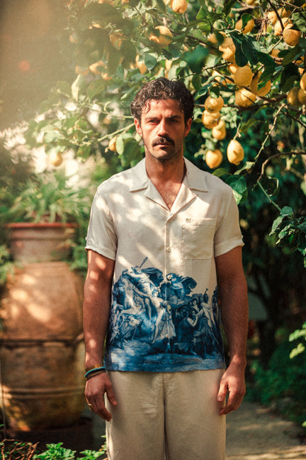 ROGUE by &SONS Babel Silk Shirt Off White