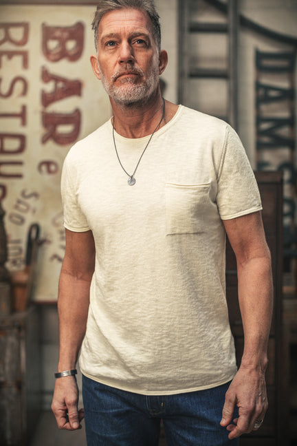 Bianco Knitted T-Shirt Raw