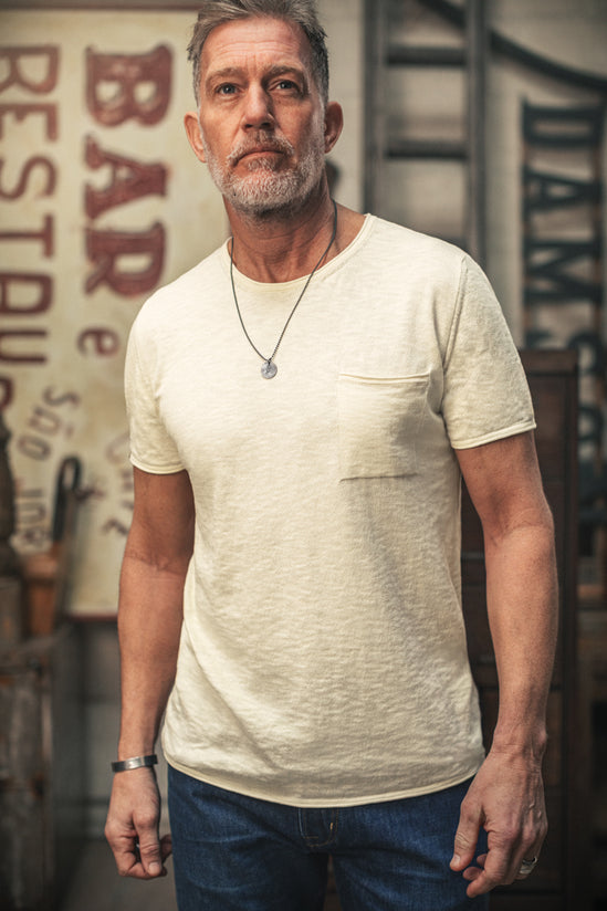 Bianco Knitted T-Shirt Raw