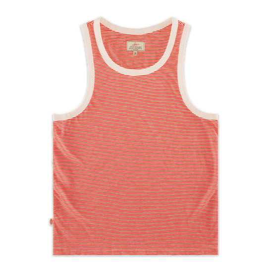 McQueen Vin Stripe Vest Red/White
