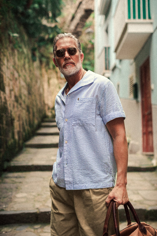 Loreto Shirt White/Blue