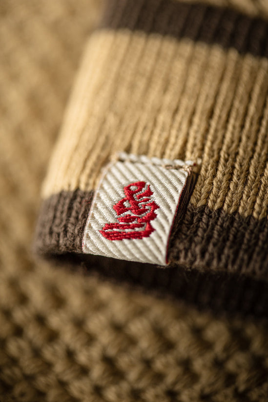 Dempsey Knitted Polo Tan