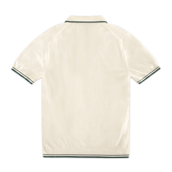 Zetta Knitted Polo Off White