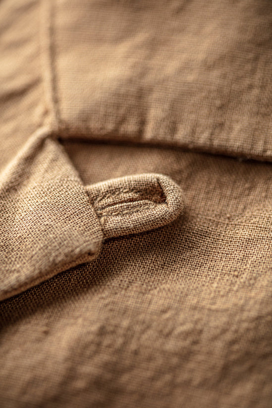 Luca Embroidered Shirt Tan