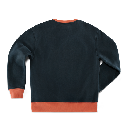 Marshall Colour Block Sweatshirt Navy