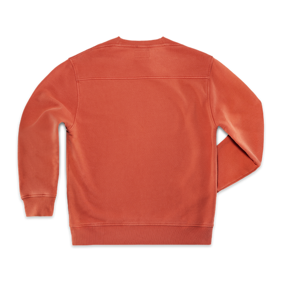 Editions Embroidery Rosso Back Yoke Sweatshirt Red