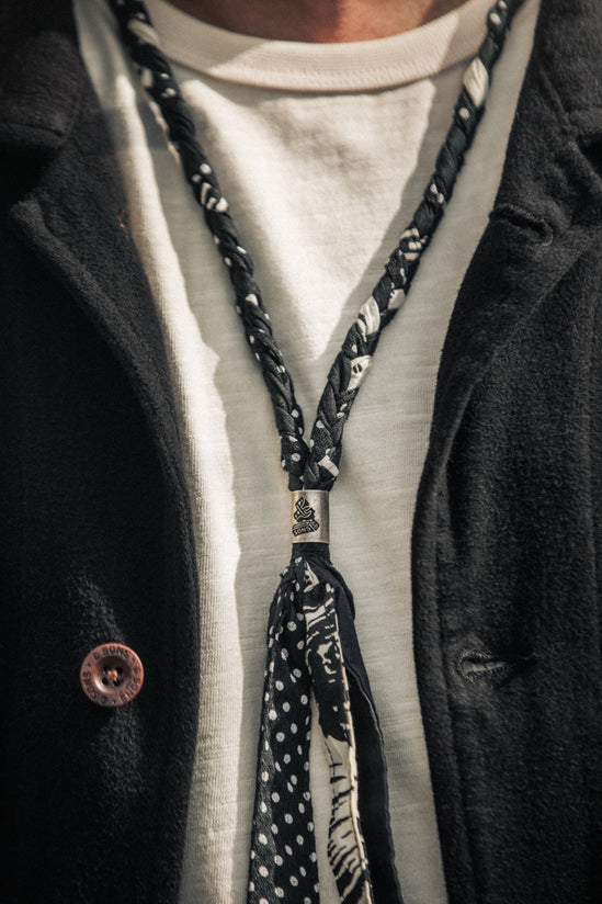 Buta Braided Bandana Black
