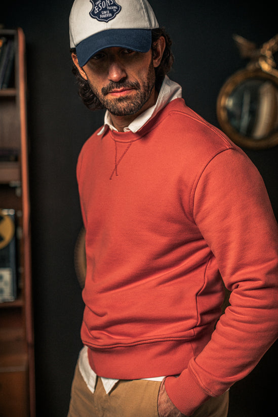 Davis Contrast Peak Cap Antique White