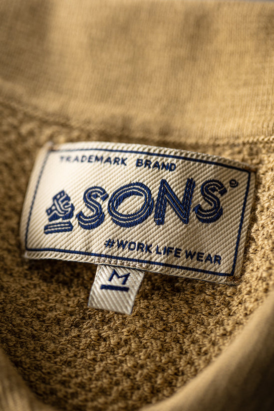 Dempsey Knitted Polo Tan