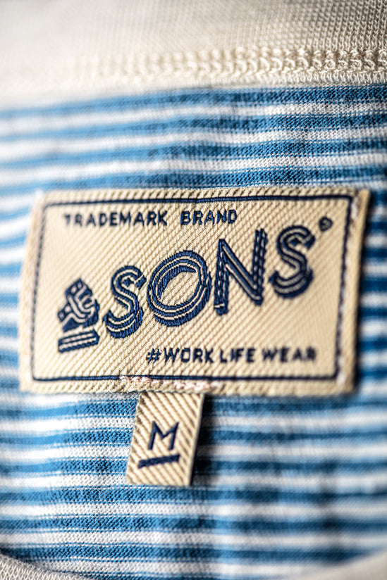 Lugger T-Shirt Blue/White