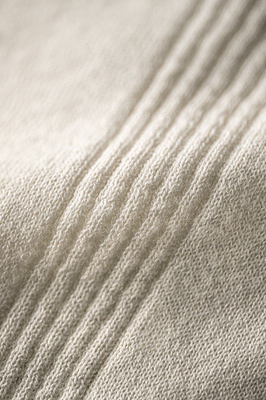 Zetta Knitted Polo Off White