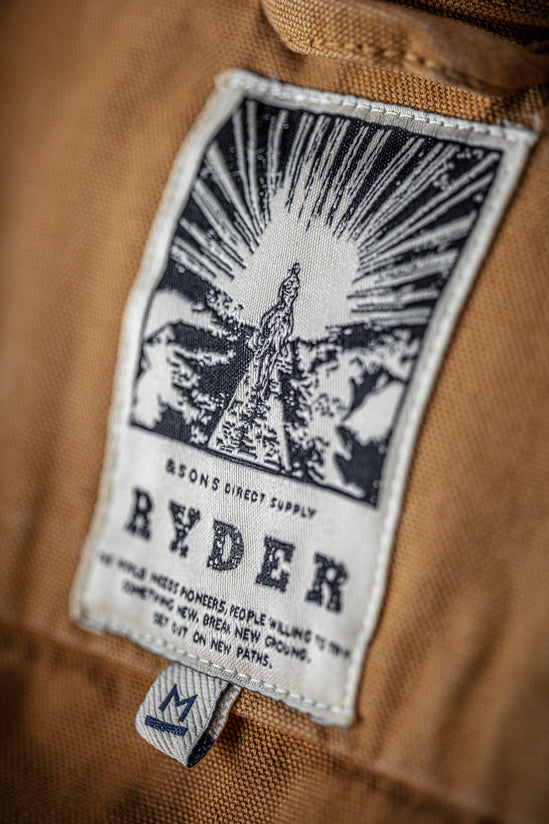 RYDER Hardwear Canvas Jacket Tan