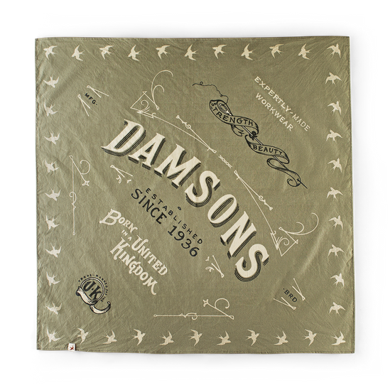 Damsons Bandana Green