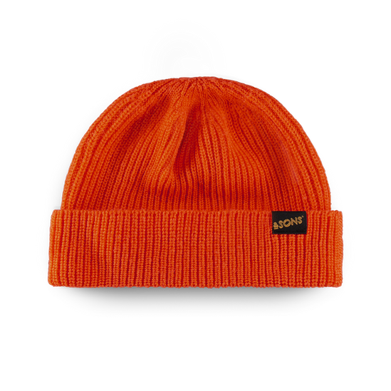 &SONS New Watchcap Beanie Orange
