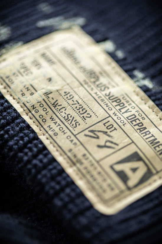 &SONS Tyvek Surplus Beanie Dark Navy
