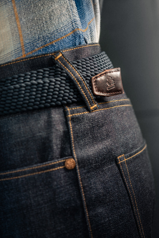 Bodega Braided Belt Navy