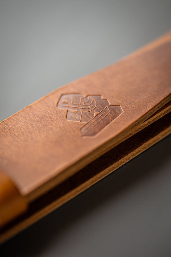 &SONS Tan Leather Belt