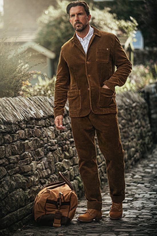 Montgomery Cord Blazer Brown