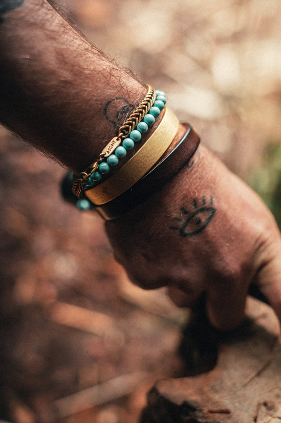 Smith Leather Bracelet Brown