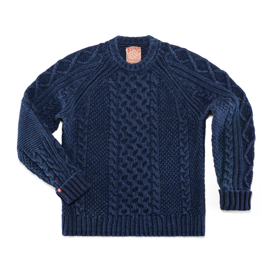 Bergman Indigo Cable Knit