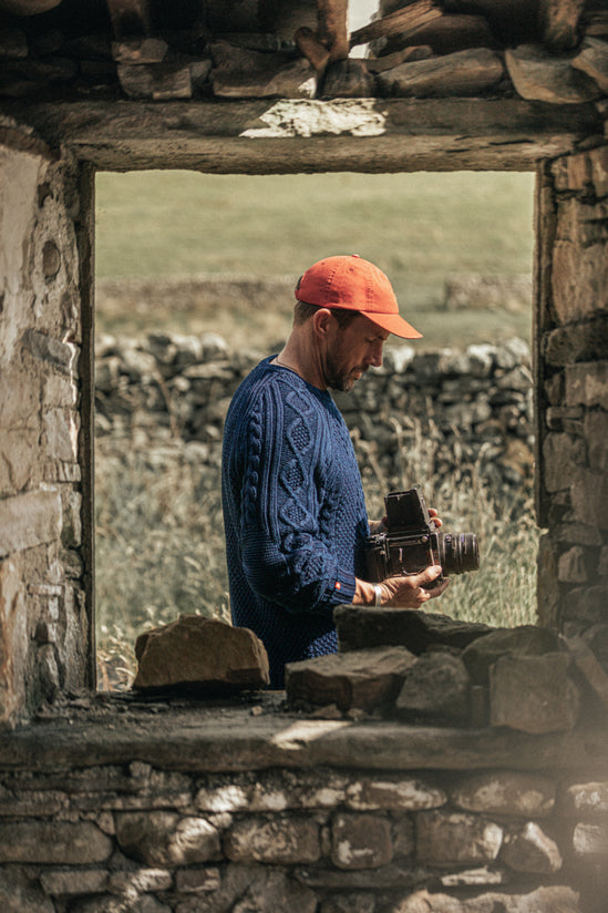 Bergman Indigo Cable Knit