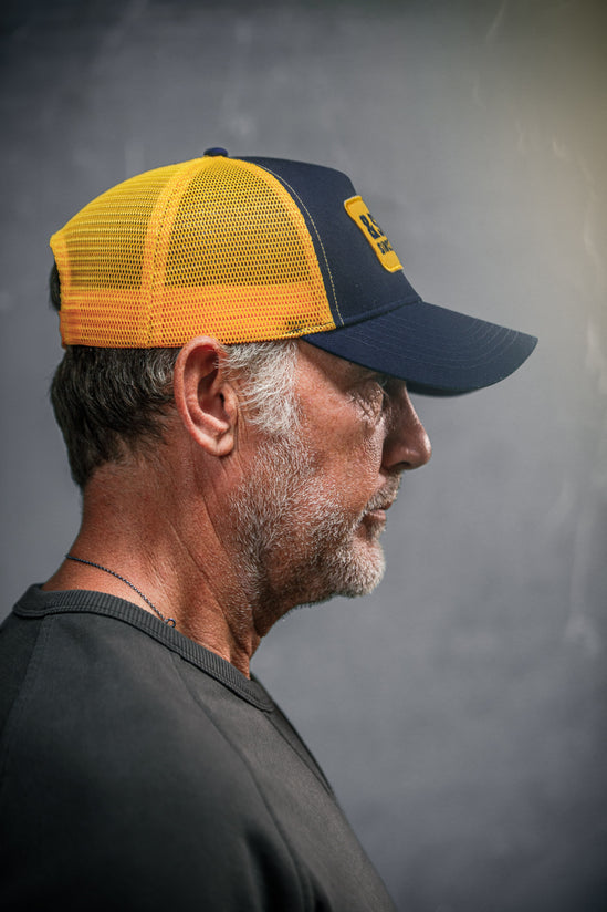 &SONS Since Forever Trucker Cap Navy/Yellow