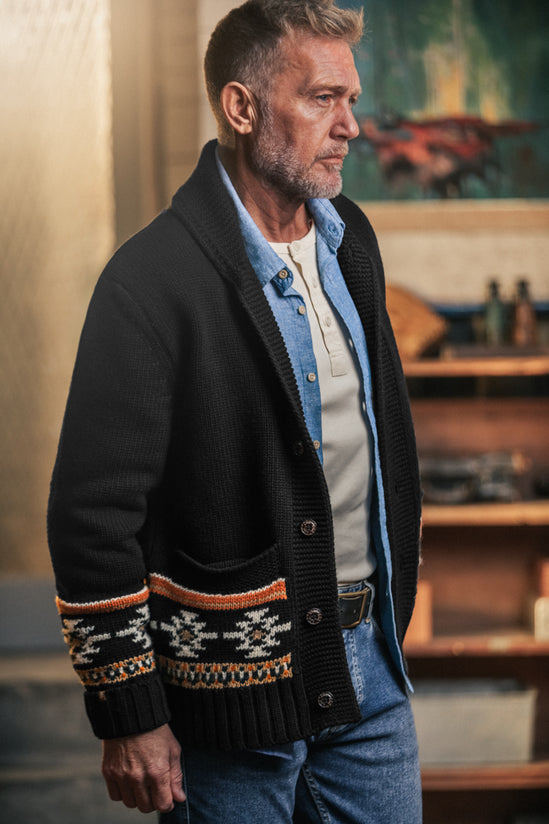 Homestead Cardigan Charcoal