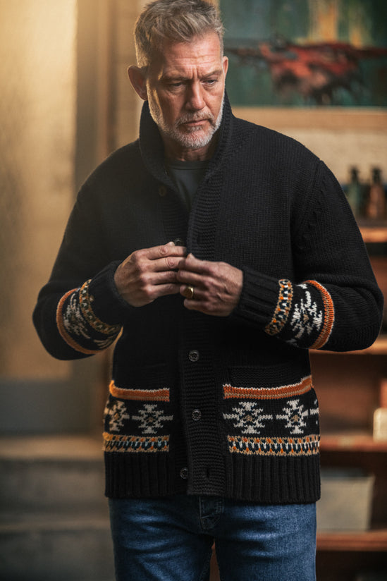 Homestead Cardigan Charcoal