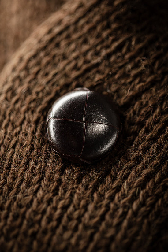 Pioneer British Wool Cardigan Brown