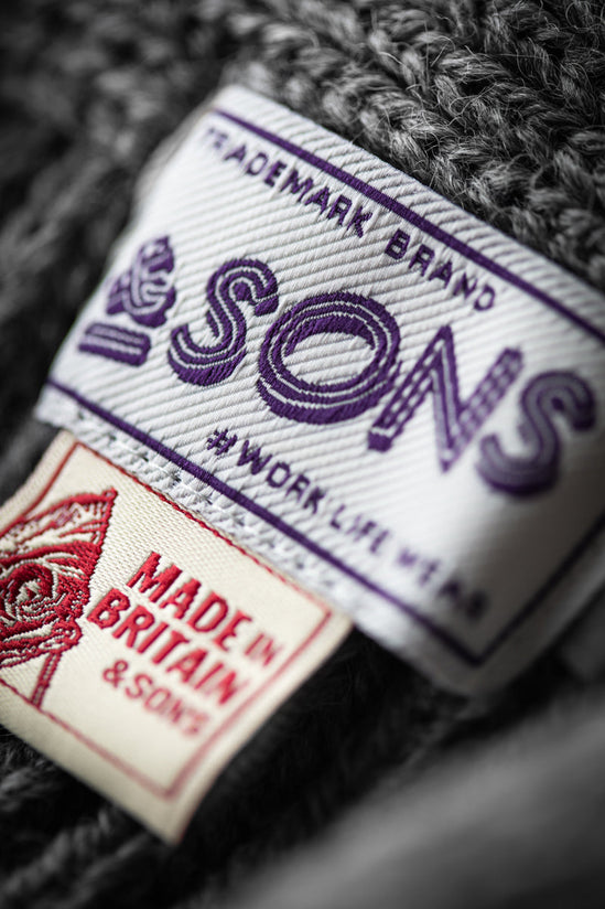Pioneer British Wool Cardigan Grey
