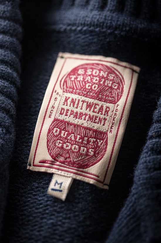 Saint Collar Cardigan Navy