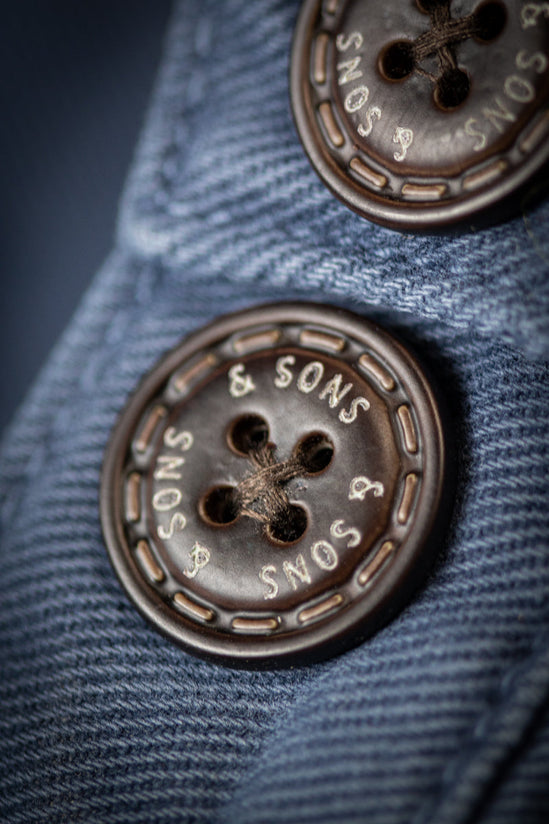 &SONS Churchill Coveralls Dark Denim