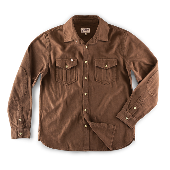 Coast Long Sleeve Shirt Brown
