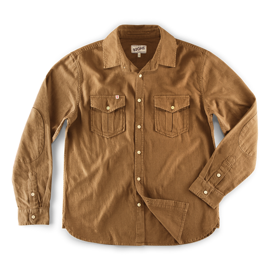 Coast Long Sleeve Shirt Tan