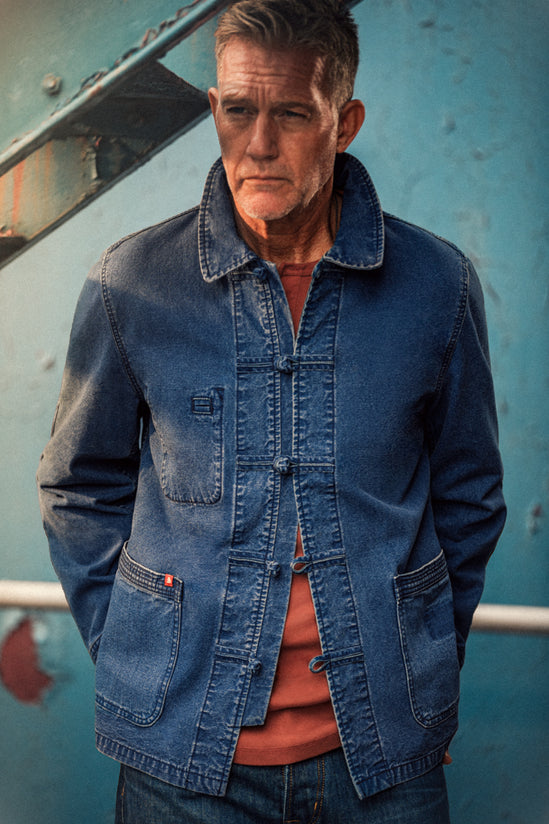 Artisan Workwear Chore Jacket Indigo Blue