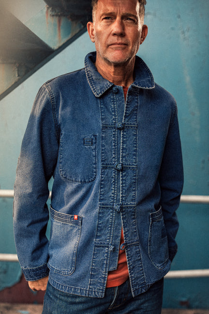 Artisan Workwear Chore Jacket Indigo Blue