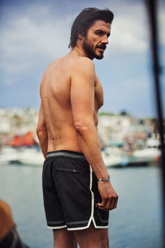 Westlake Retro Swim Shorts Black