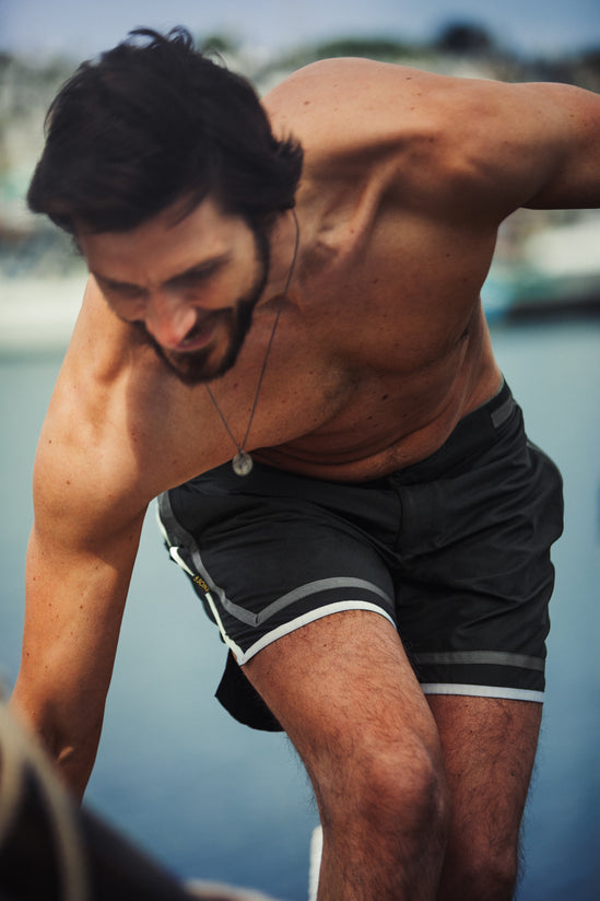 Westlake Retro Swim Shorts Black