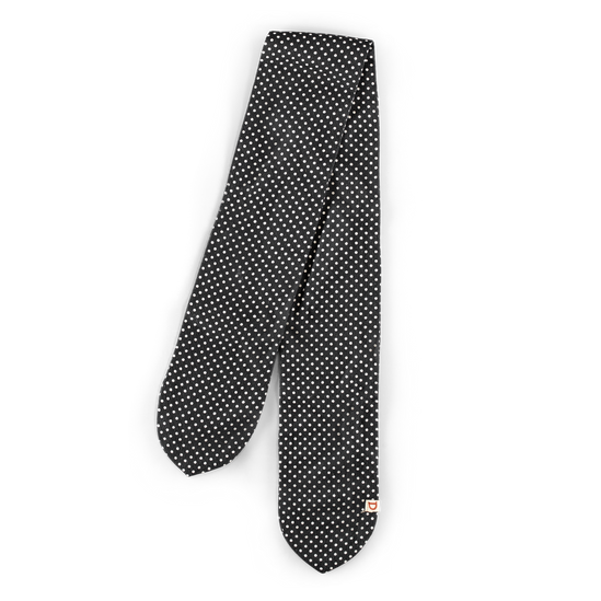 Damsons Landgirl Midnight Dot Headscarf Black