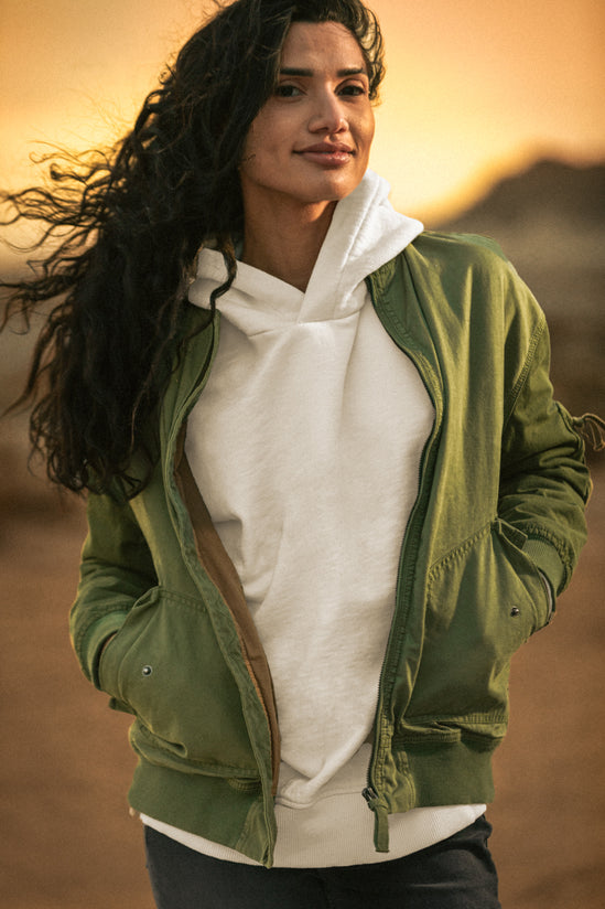 Damsons Relaxed Hoodie Raw