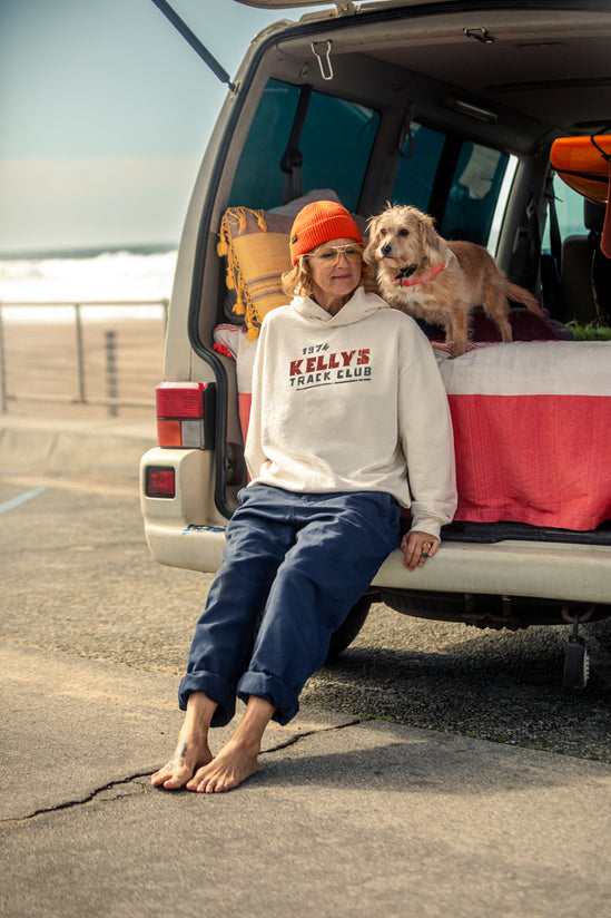 Damsons Track Club Relaxed Hoodie Raw