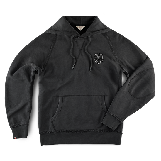 &SONS Warm Down Hoodie Washed Black
