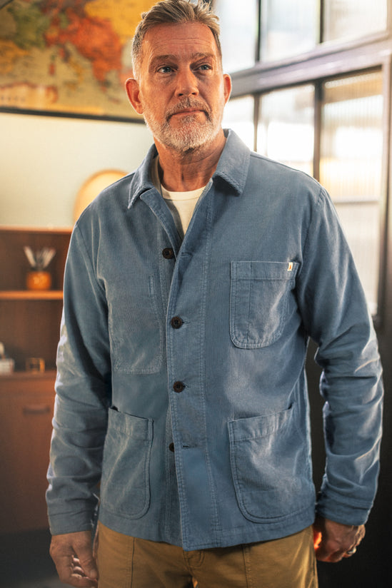 Oakdale Cord Chore Jacket Blue